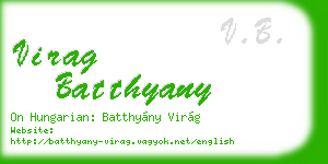 virag batthyany business card